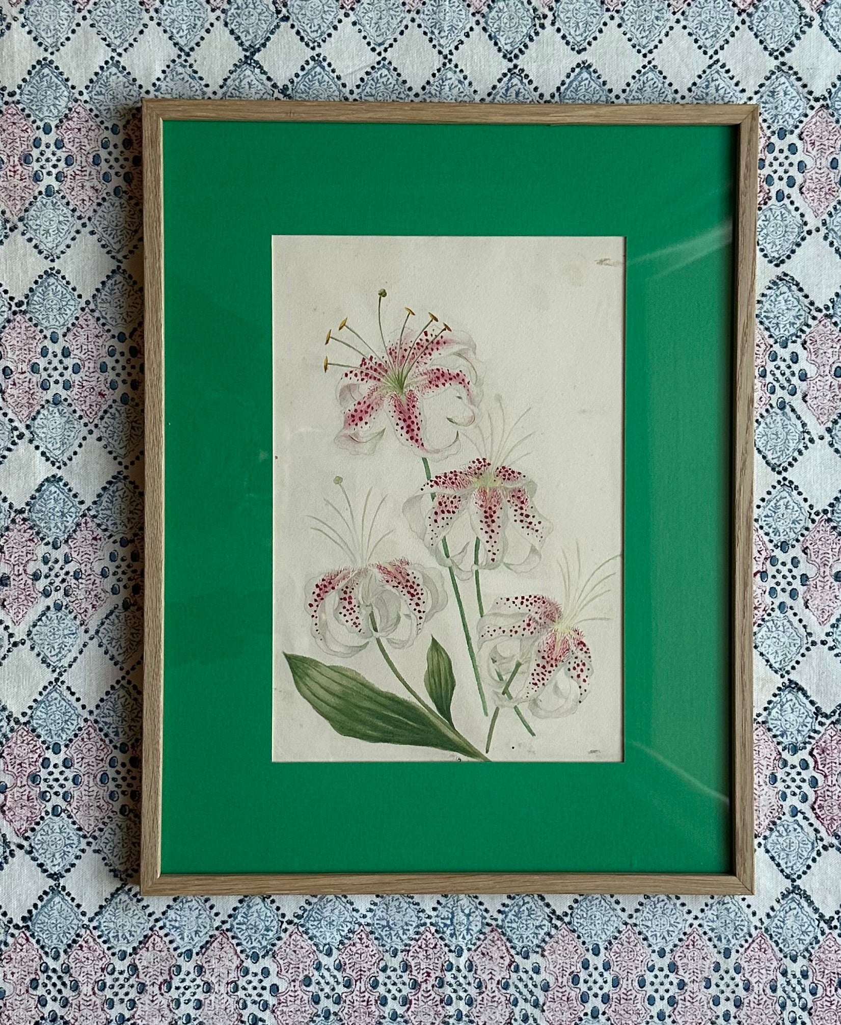 1930s French Floral Watercolours