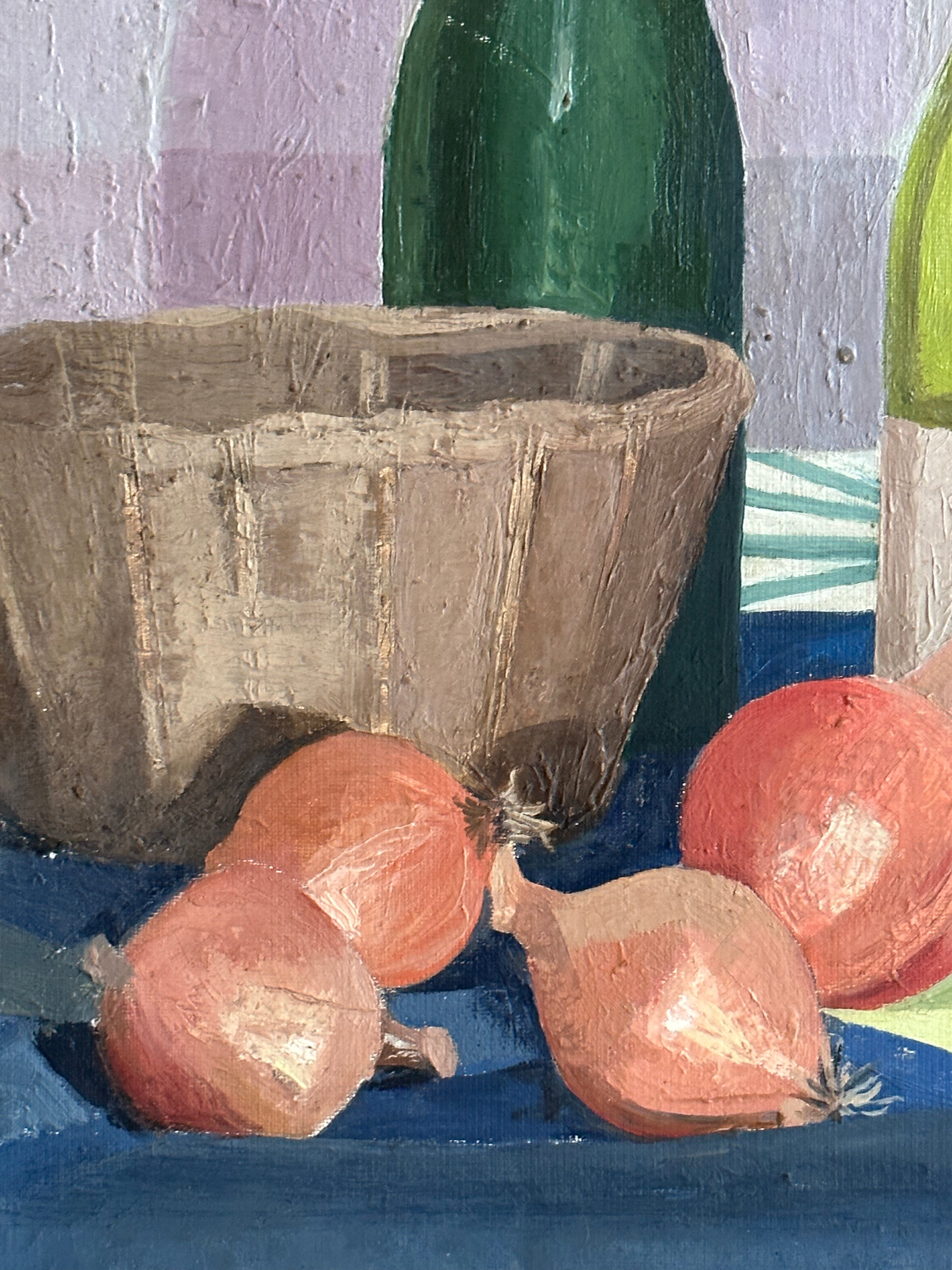 French Kitchen Still Life with Onions