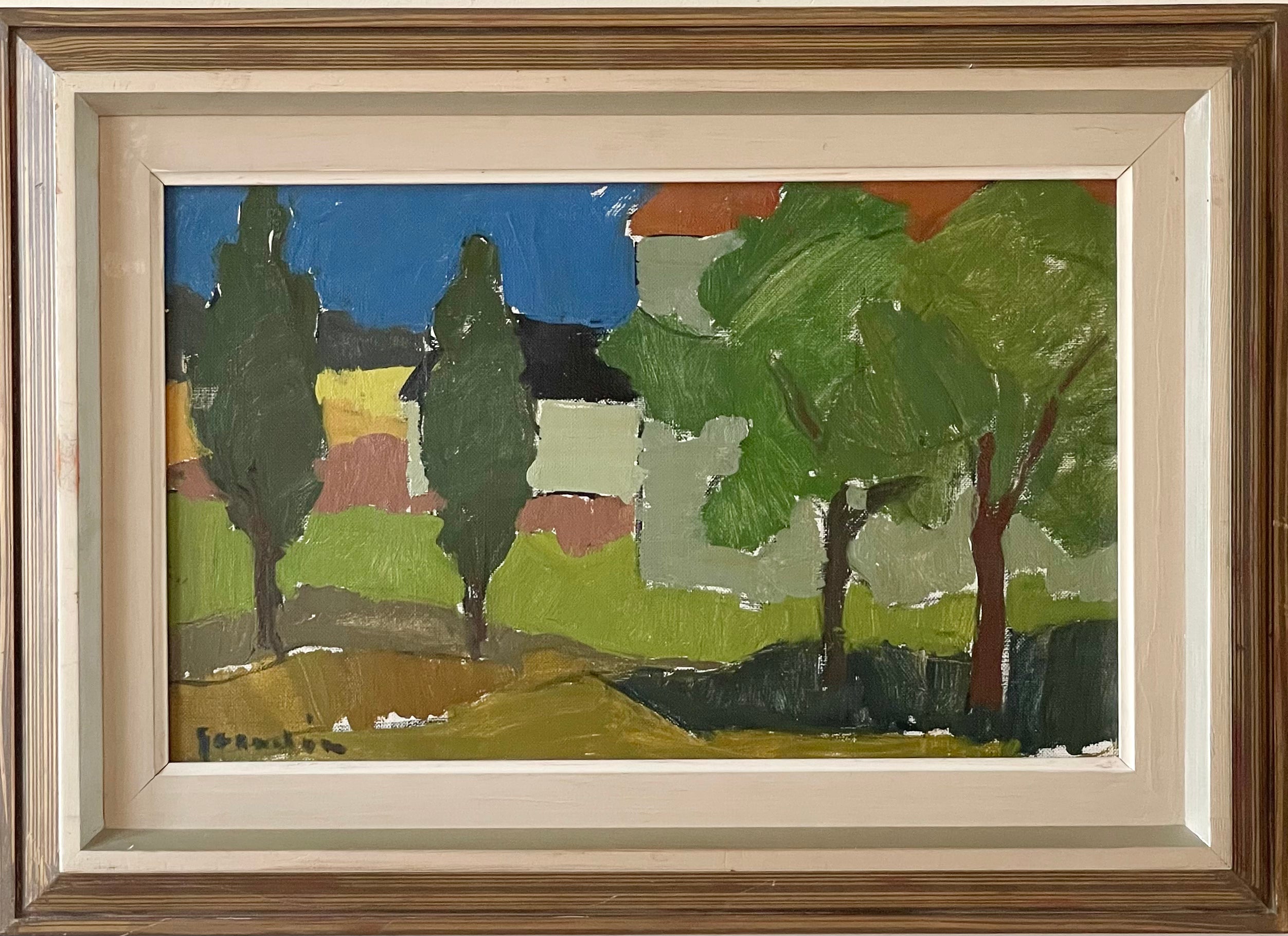 Landscape with Cypress Trees