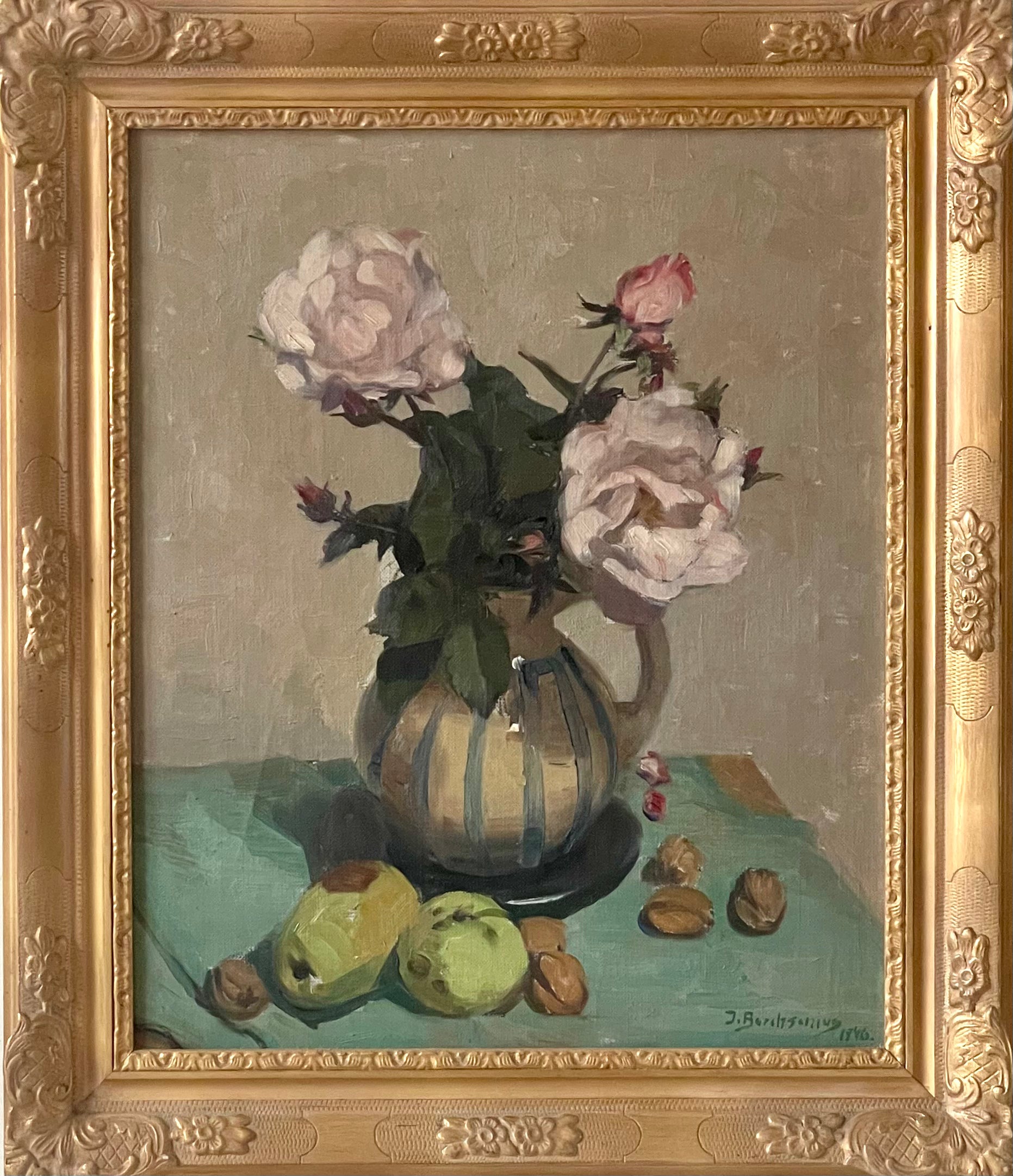 Still Life with Roses and Fruits