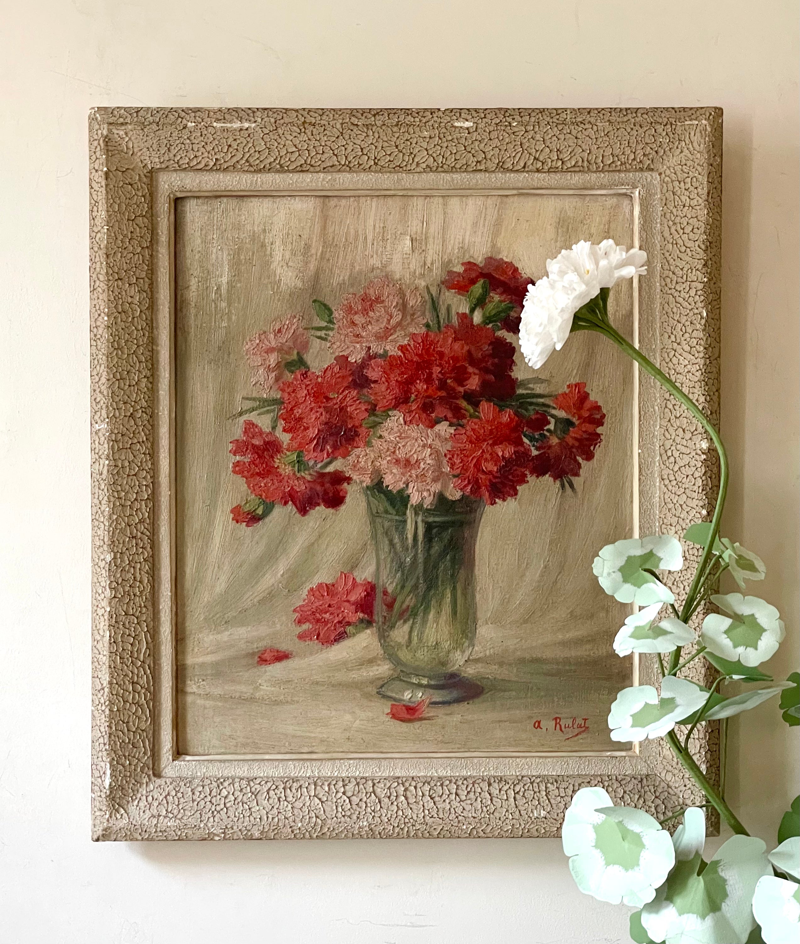 Red and Pink Carnations