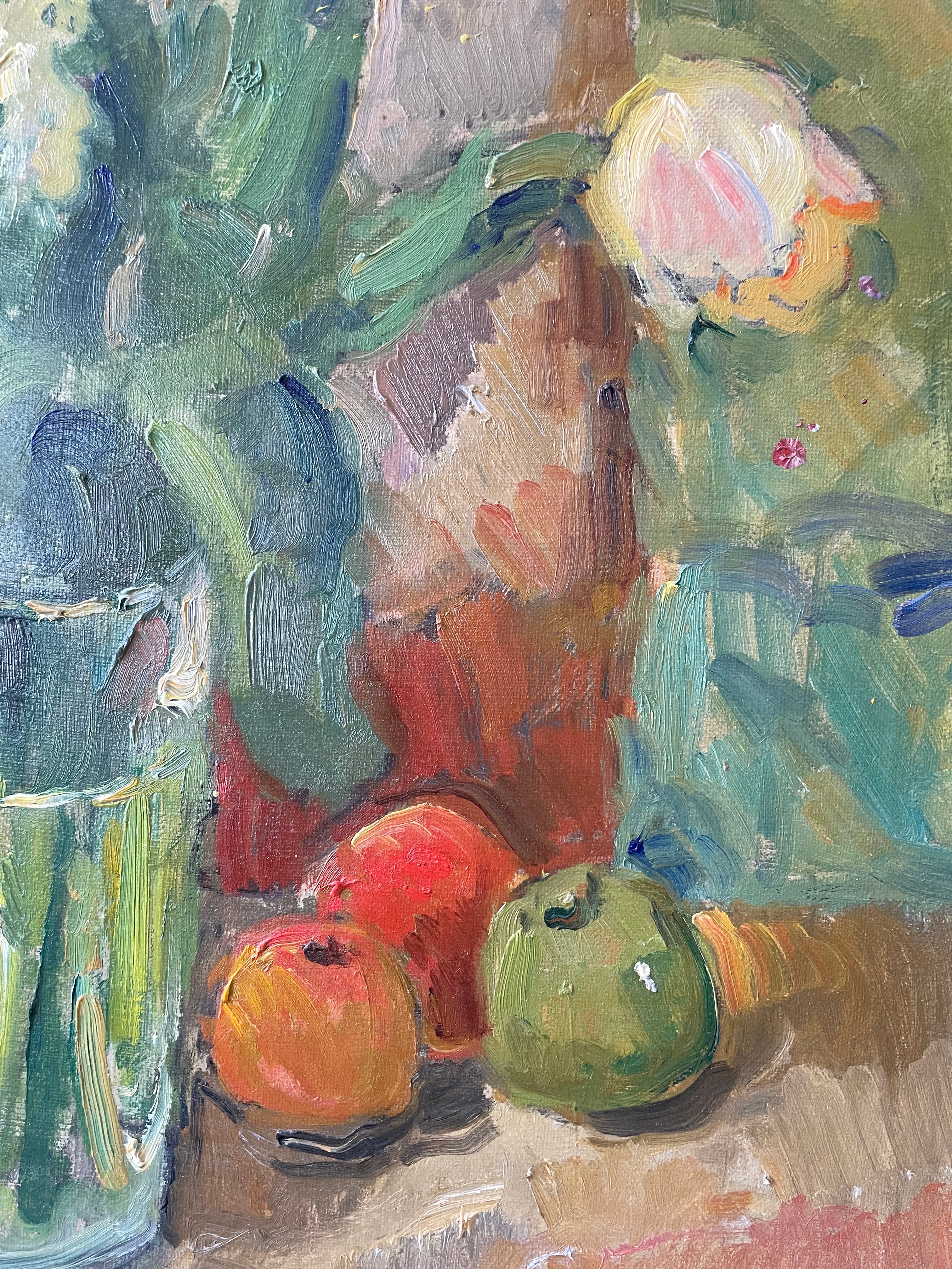 Spring Flowers with Apples