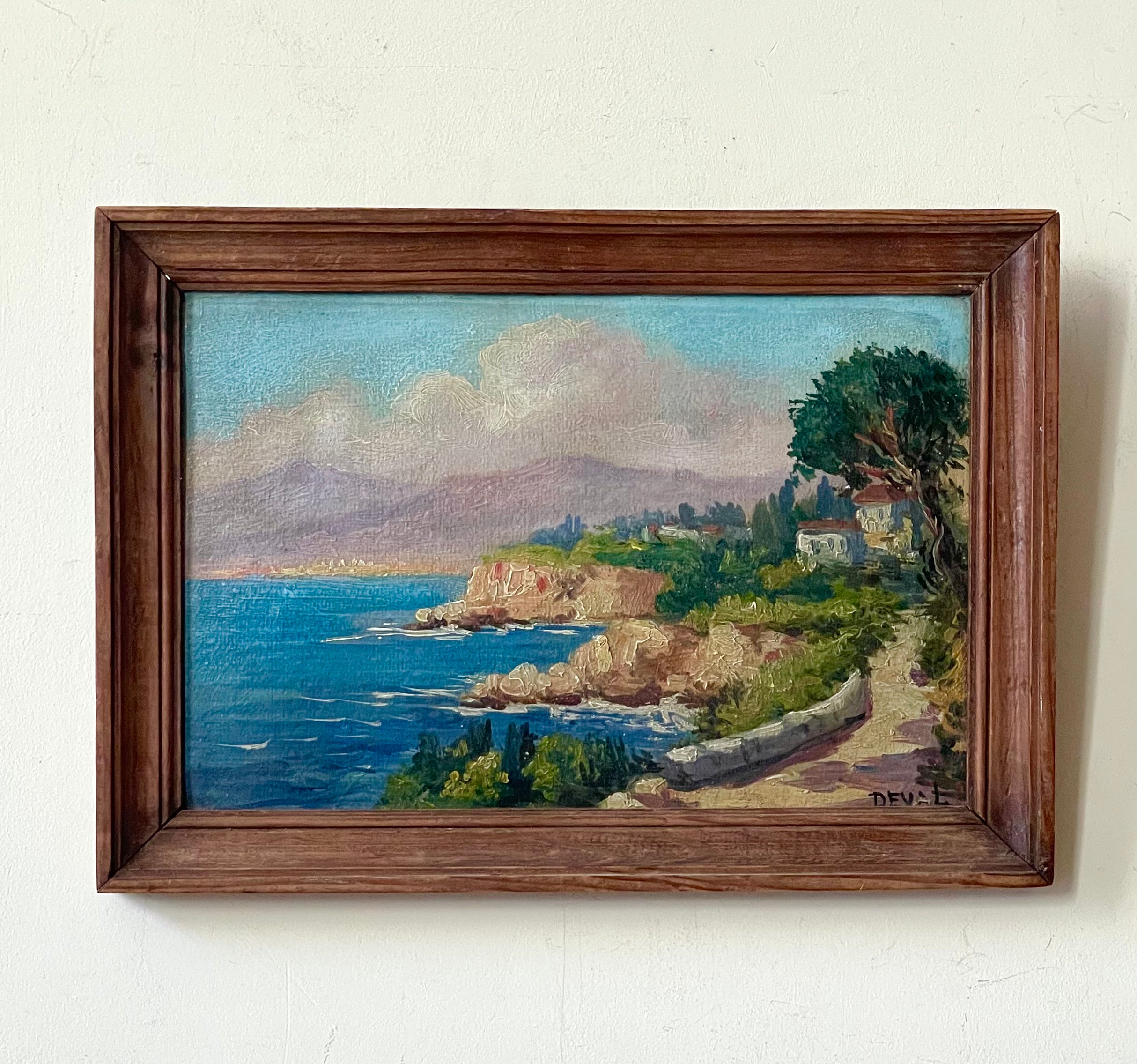 Mediterranean Coastal Scene