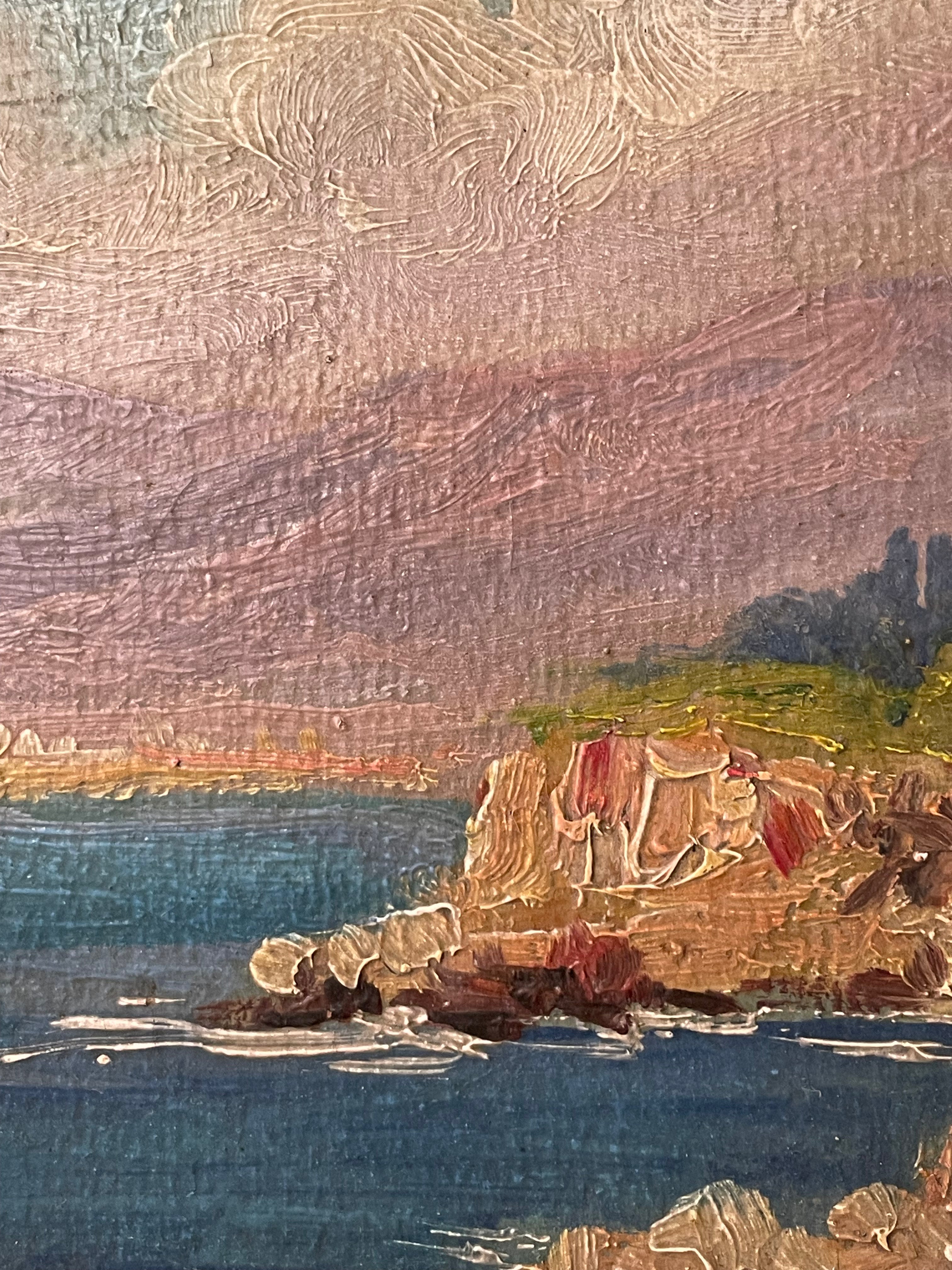 Mediterranean Coastal Scene