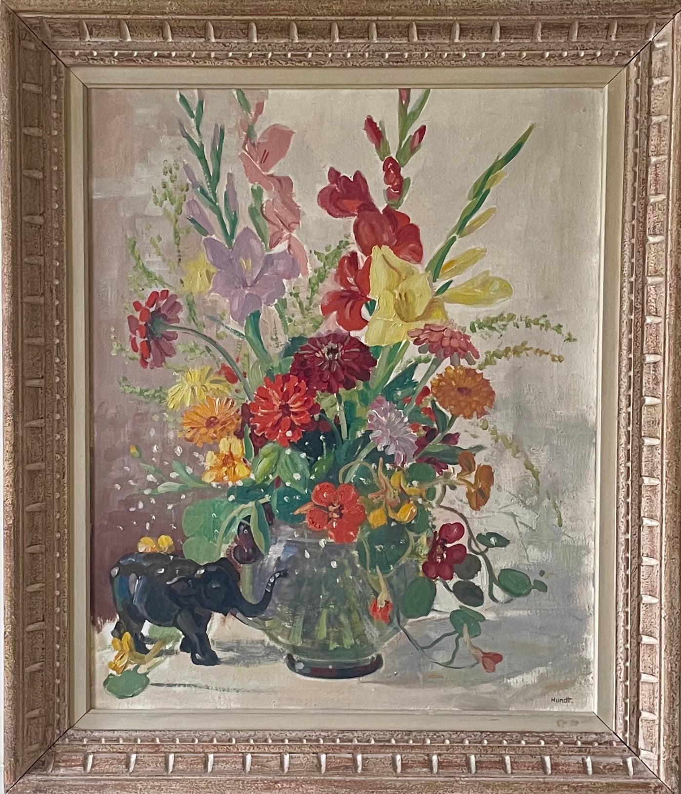 Flowers with Elephant