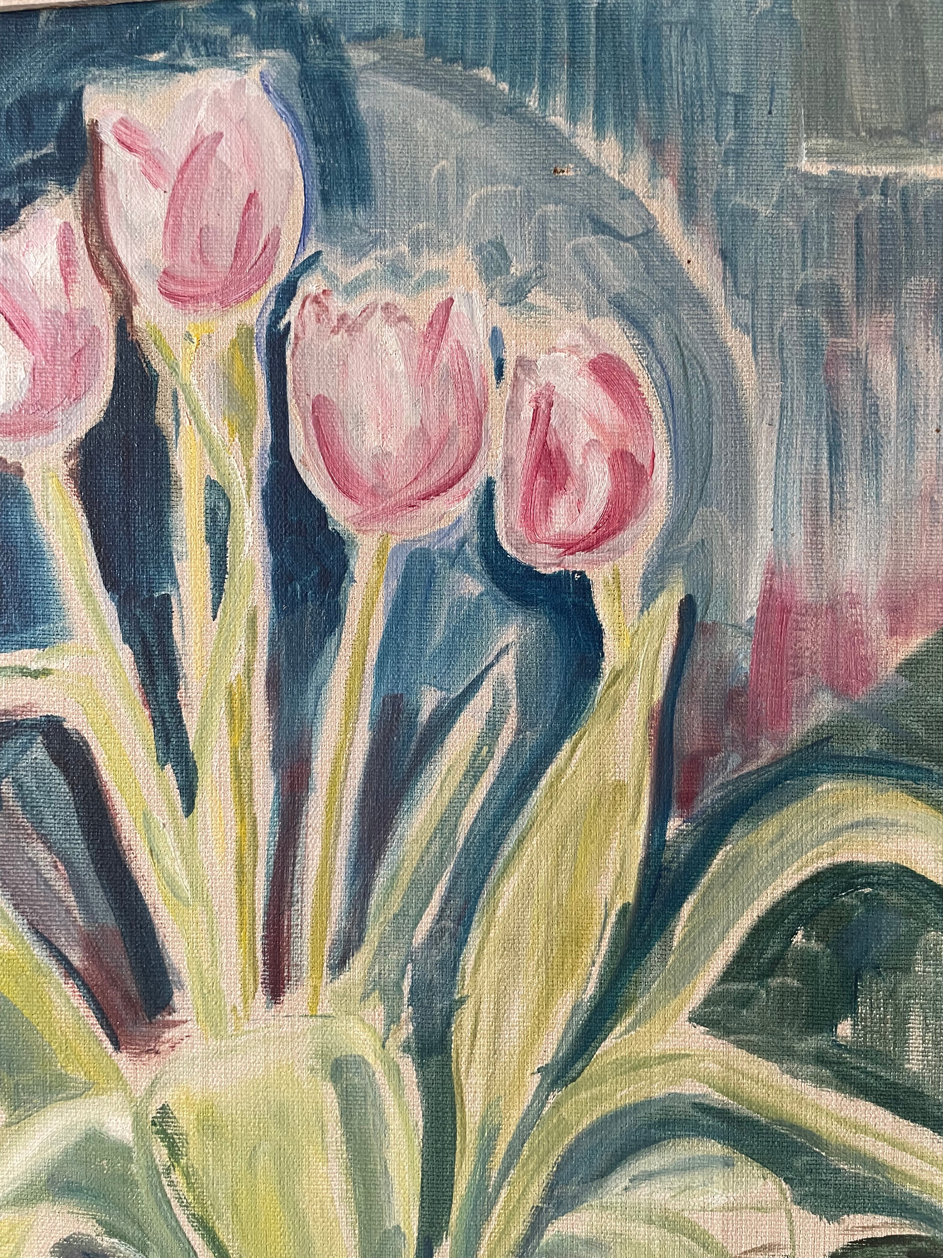 Pink Tulips with Apples