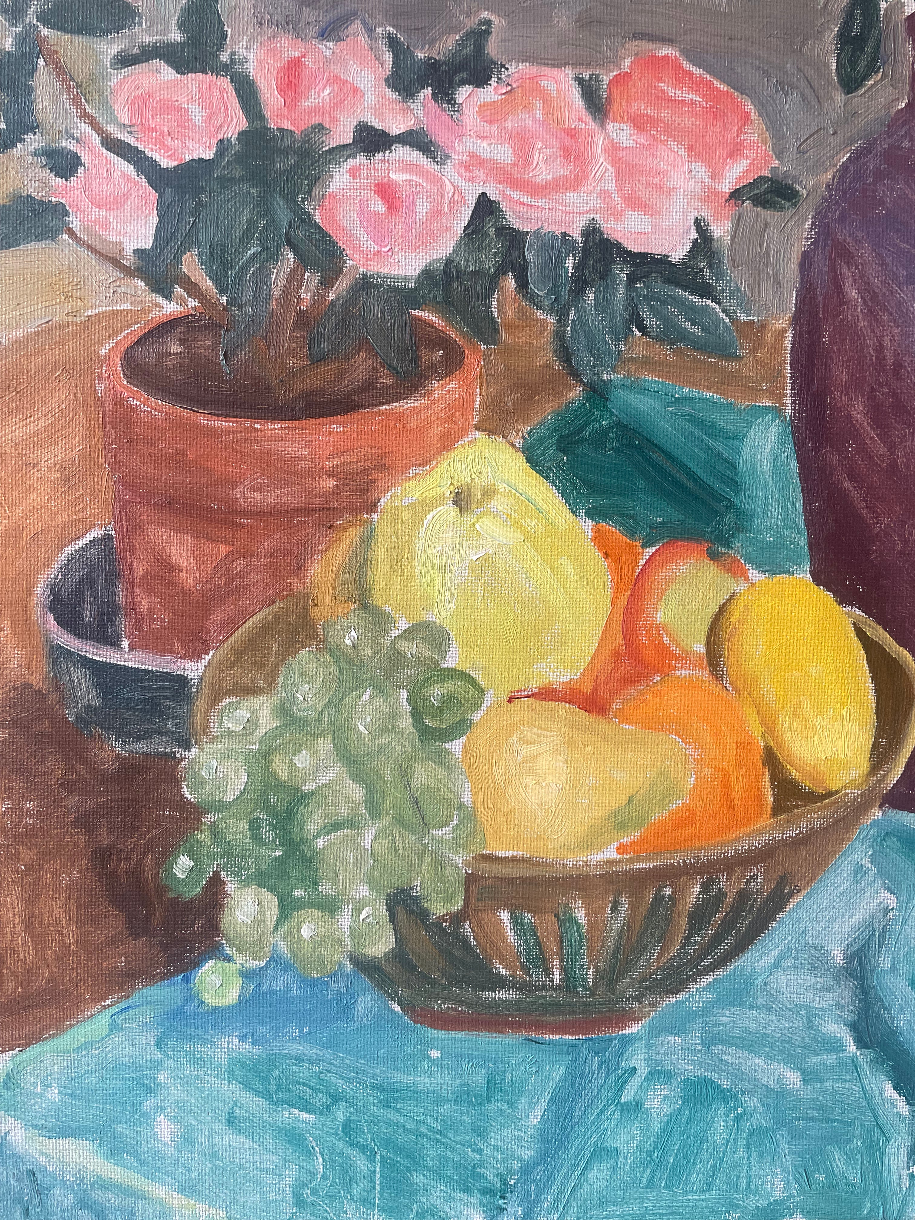 Flowers with Lemons