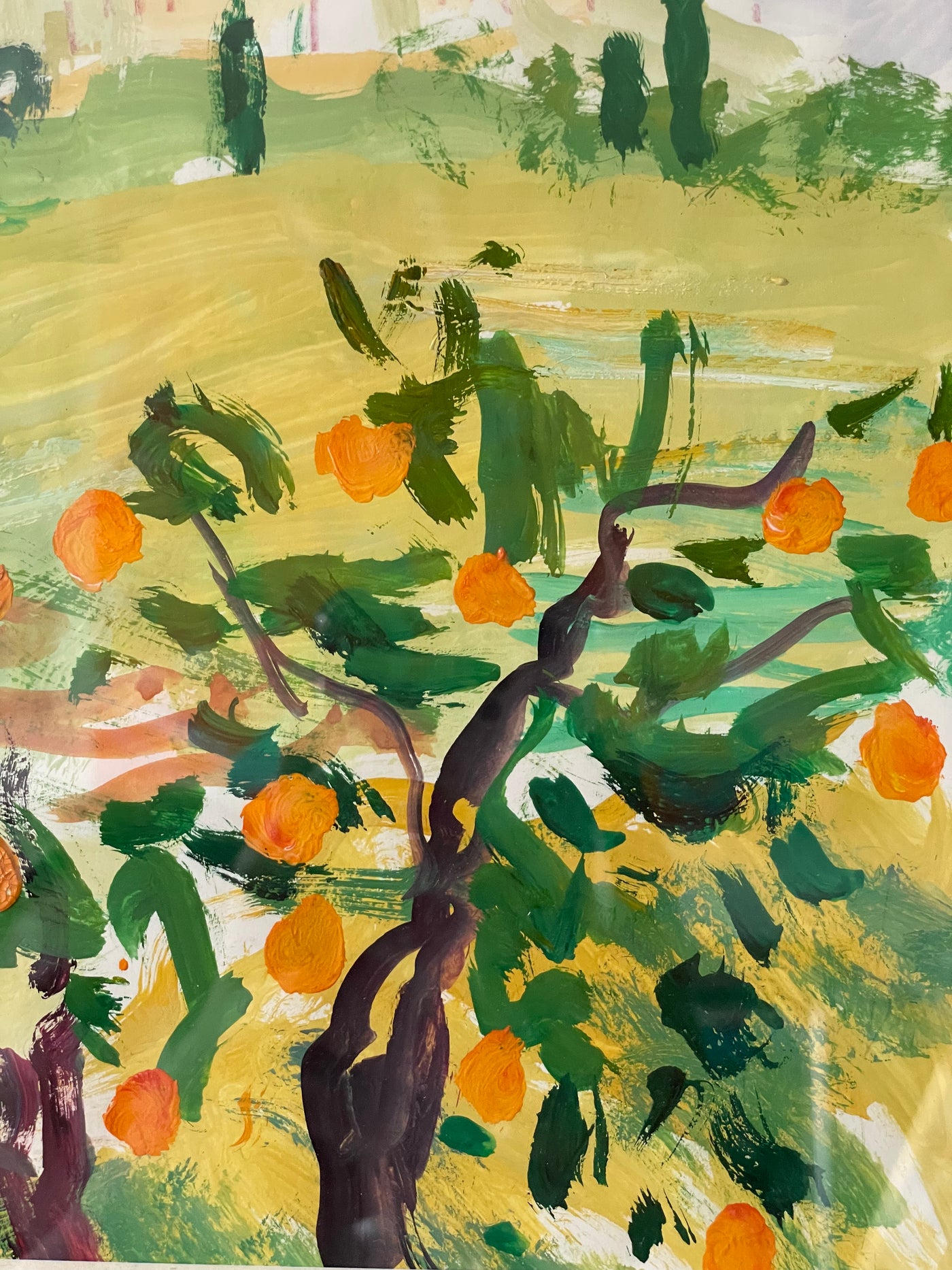 Landscape with Orange Tree