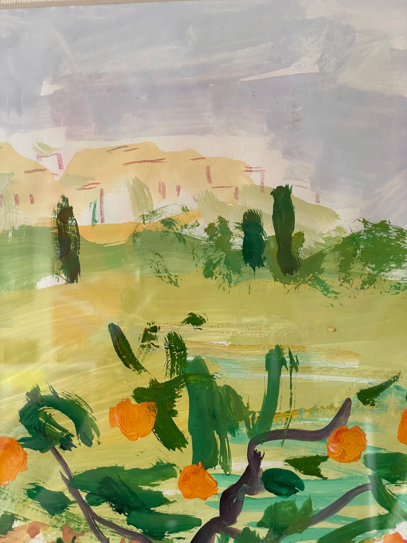 Landscape with Orange Tree