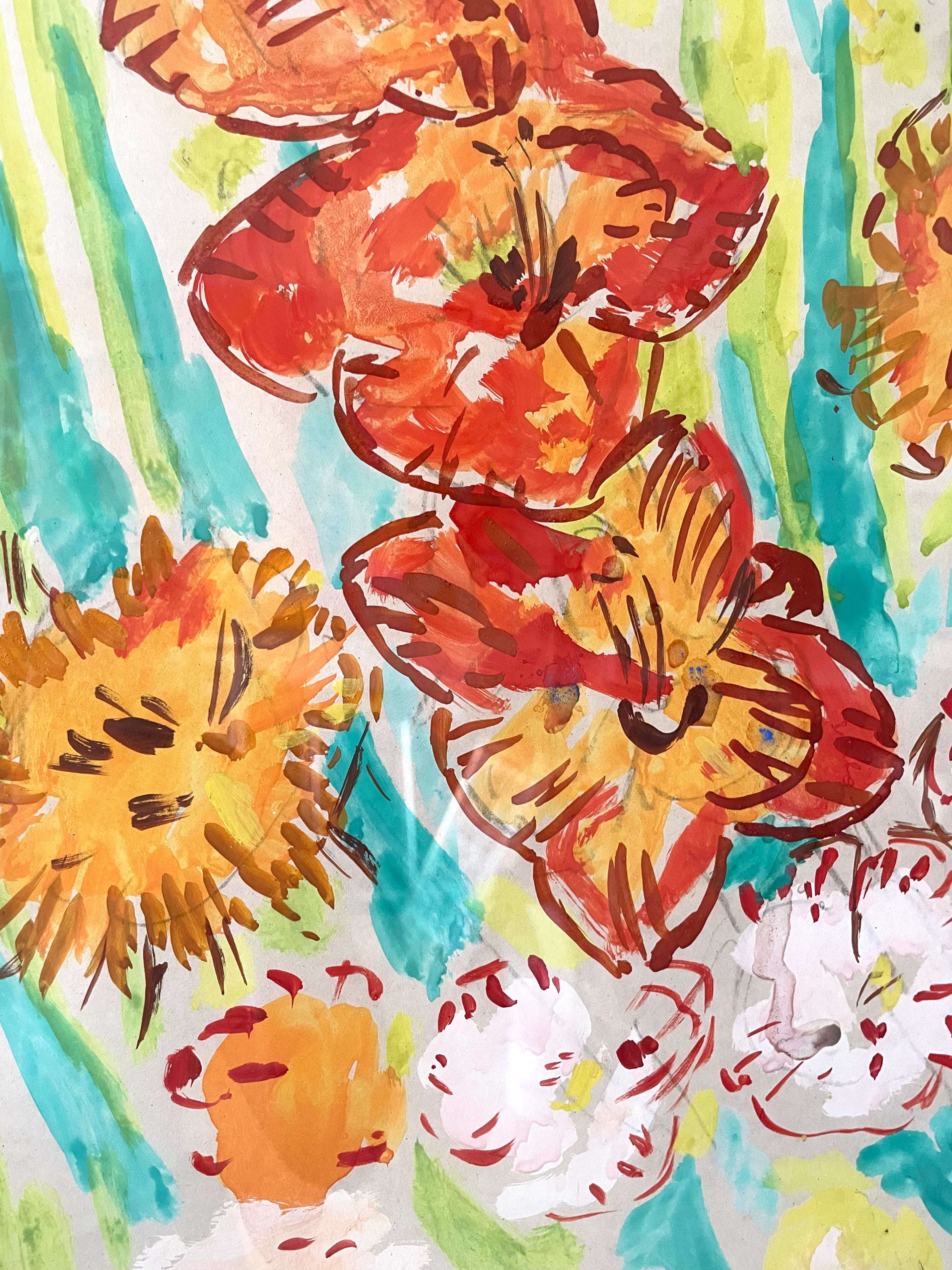 Tiger Lily Watercolour