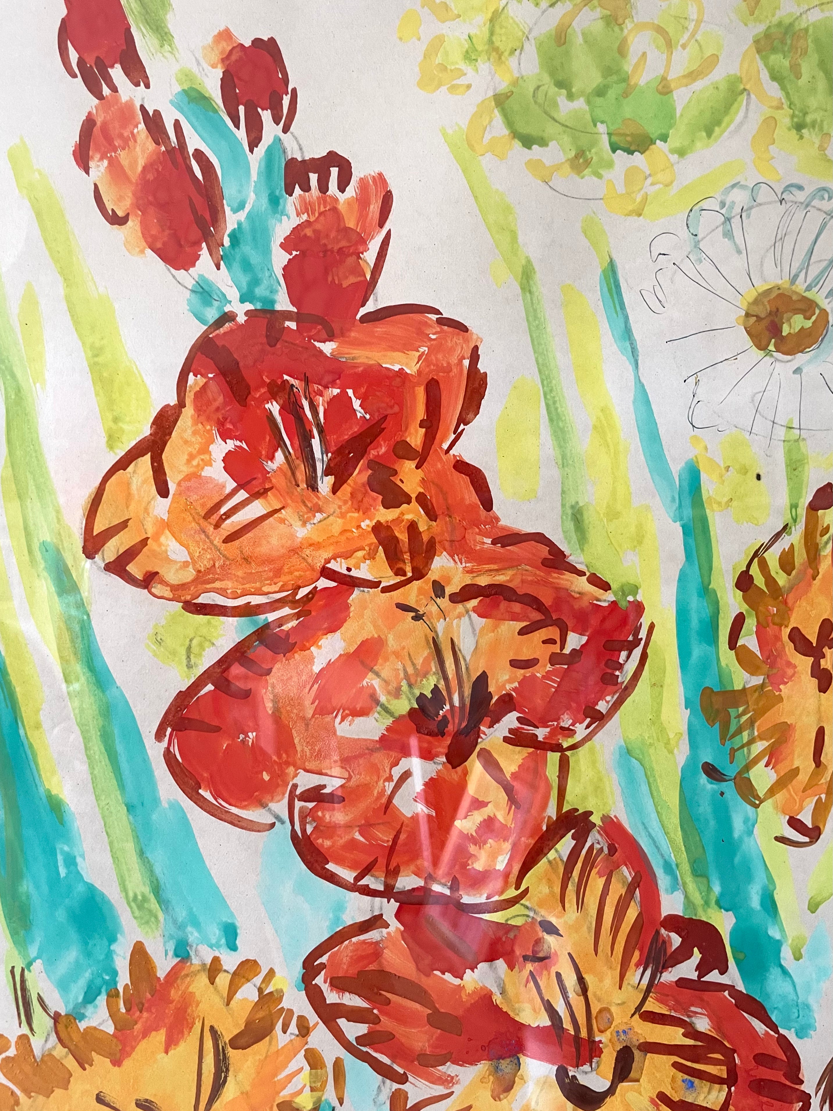 Tiger Lily Watercolour