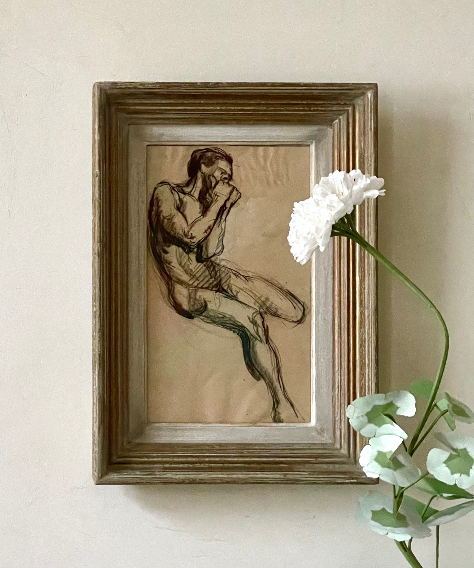 Thoughtful Male Nude