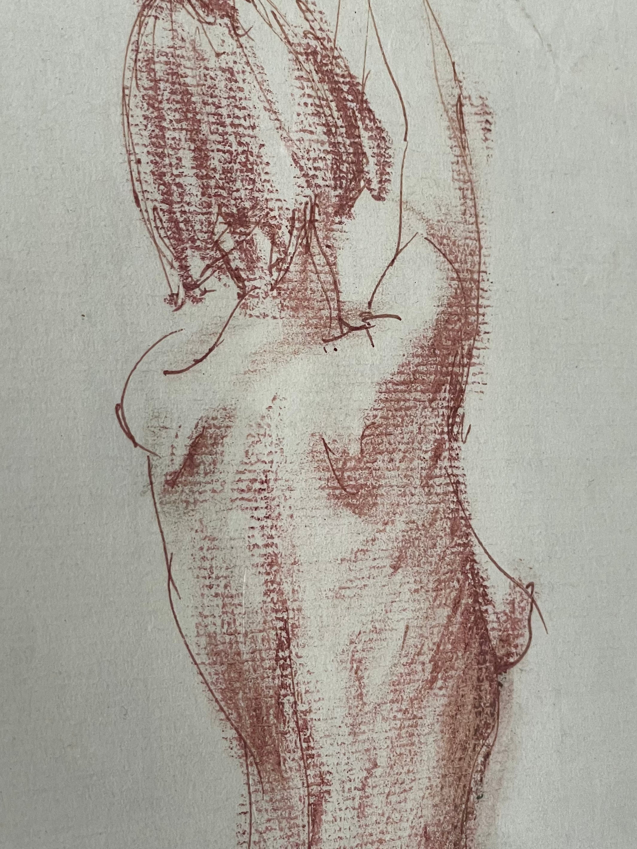 Standing Sanguine Nude