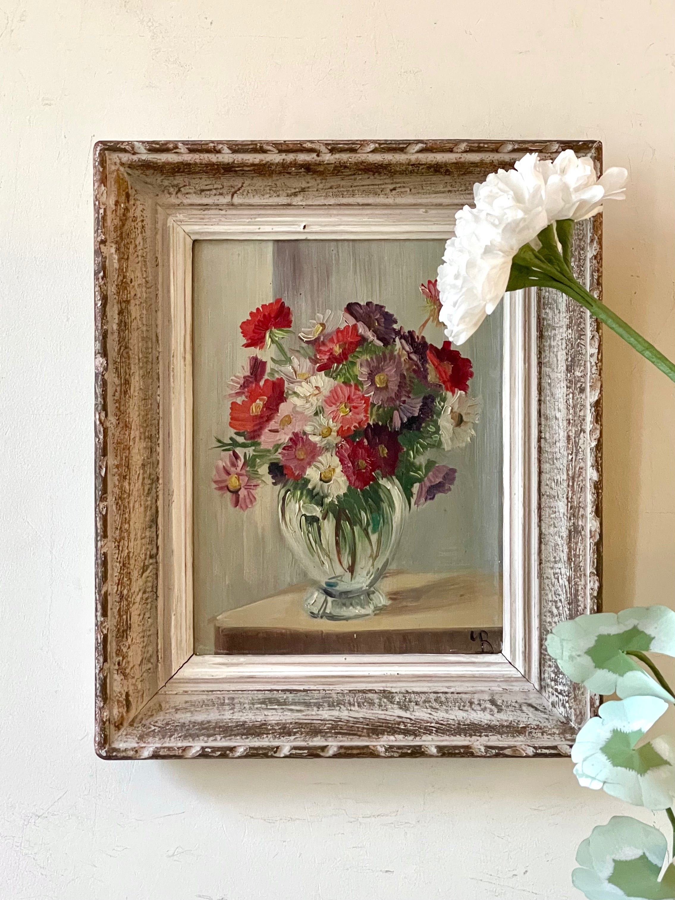 Daisies in a Glass Vase