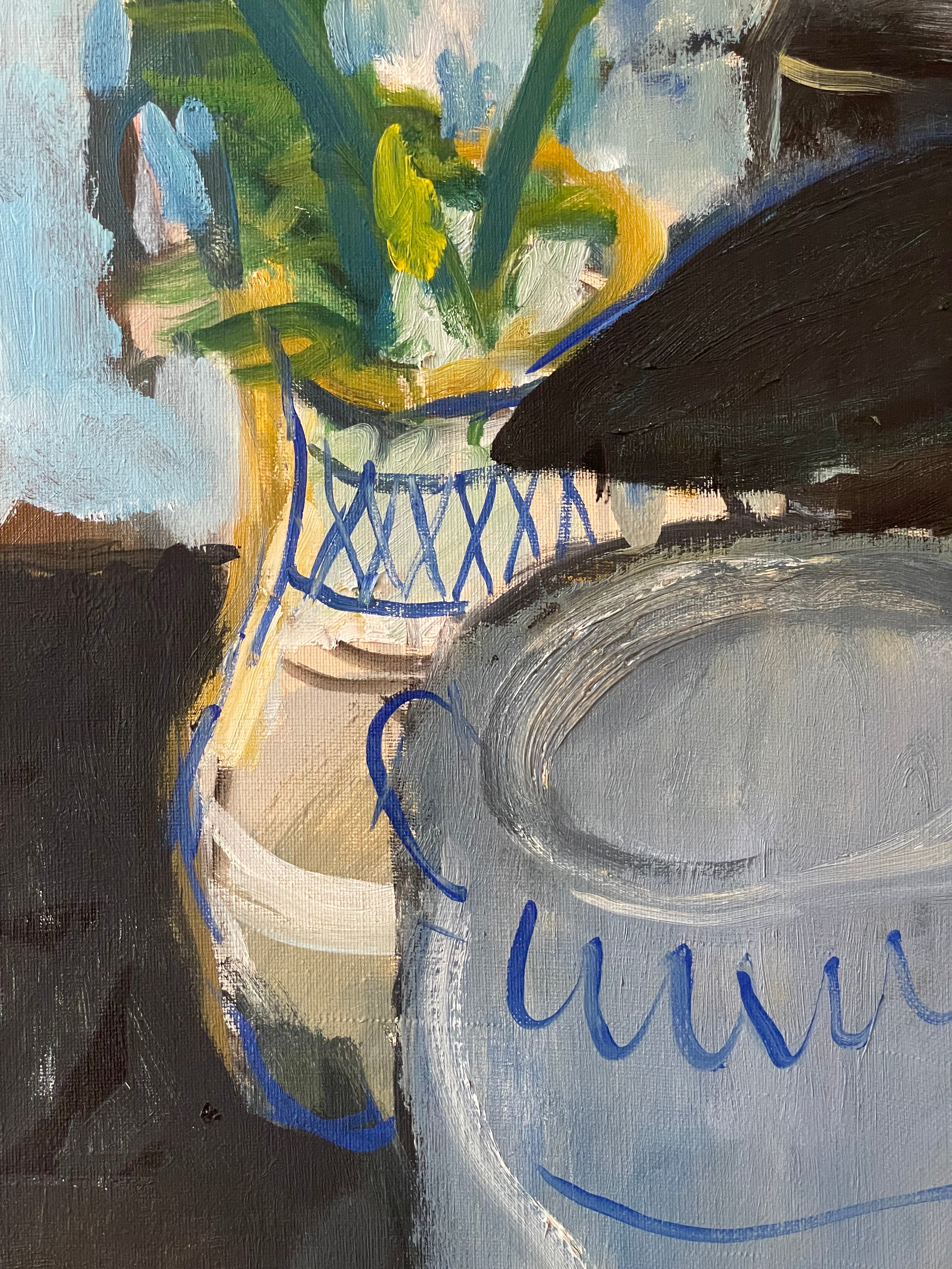 Still Life with Paint Pots