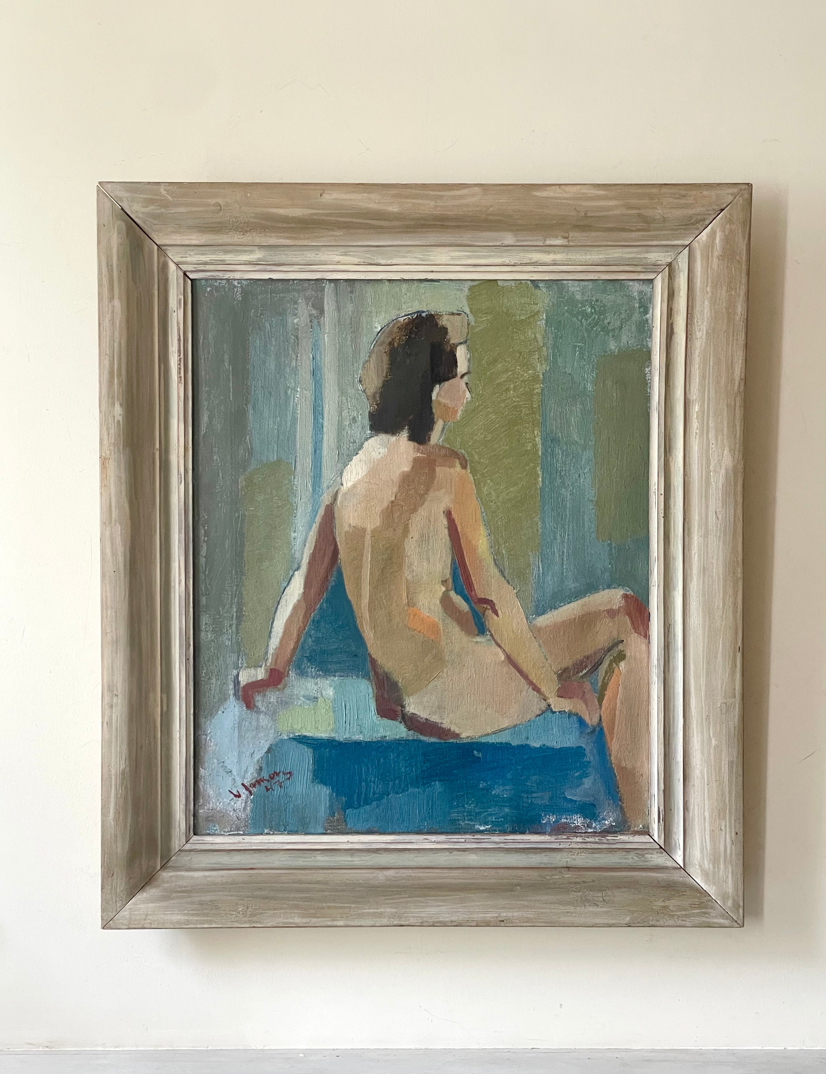 Pensive Blue Nude